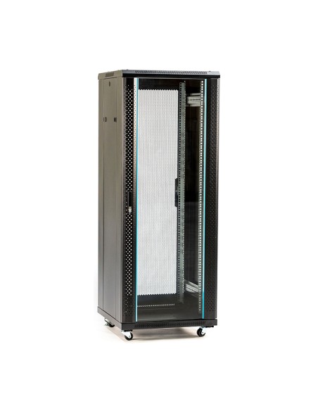 RACK ABI SUELO 42U 600x800 CRIS.-PERF. CON ACCESORIOS