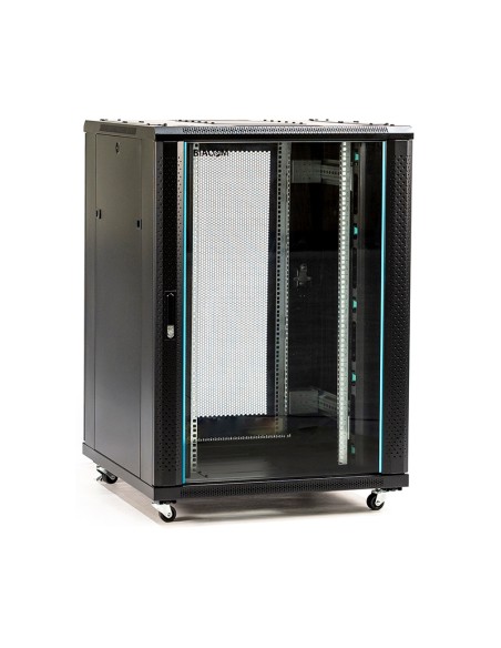 RACK ABI SUELO 22U 800x1000 CRIS.-PERF. CON ACCESORIOS