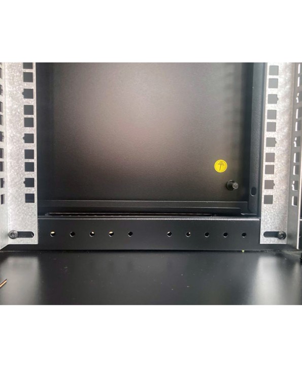 RACK MURAL ABI 6U DOBLE SECCIÓN 550 CON ACCESORIOS