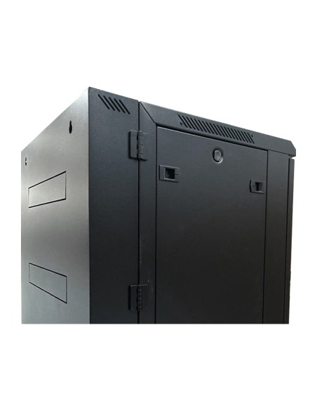 RACK MURAL ABI 6U DOBLE SECCIÓN 550 CON ACCESORIOS