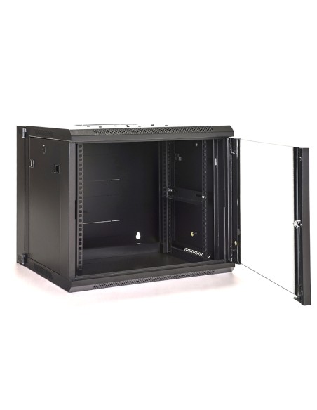 RACK MURAL ABI 12U DOBLE SECCIÓN 550 CON ACCESORIOS