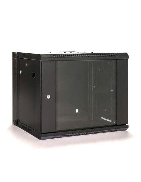 RACK MURAL ABI 12U DOBLE SECCIÓN 550 CON ACCESORIOS