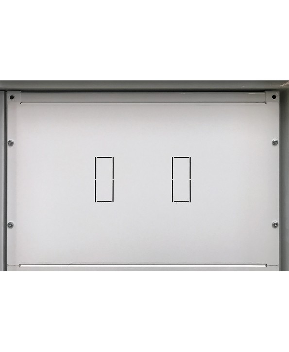 TAPA + PLACA 250A 650x250 HORIZONTAL