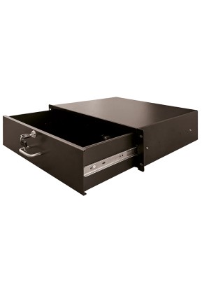 CAJÓN EXTENSIBLE 19" 3U CON CERRADURA 2