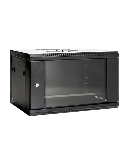 RACK MURAL ABI 12U FONDO 600 ACCESORIOS MONTADOS