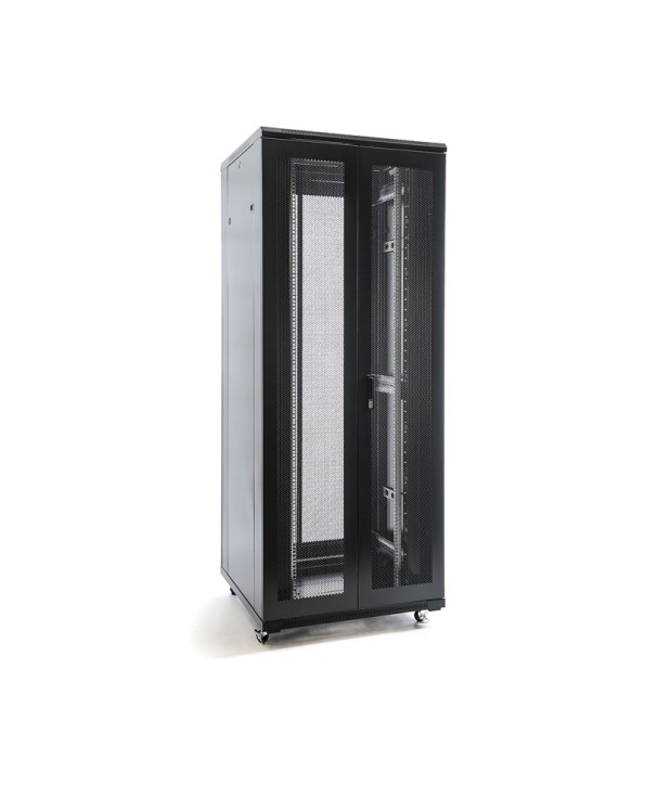 Puerta trasera doble perforada