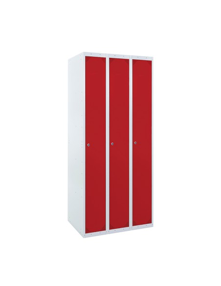 TAQUILLA BD 300 1 PUERTA 3 MÓDULOS ROJO