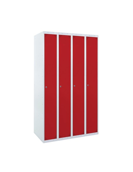 TAQUILLA BD 300 1 PUERTA 4 MÓDULOS ROJO