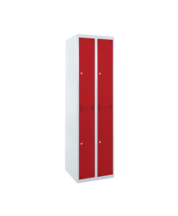TAQUILLA BD 300 2 PUERTAS 2 MÓDULOS ROJO
