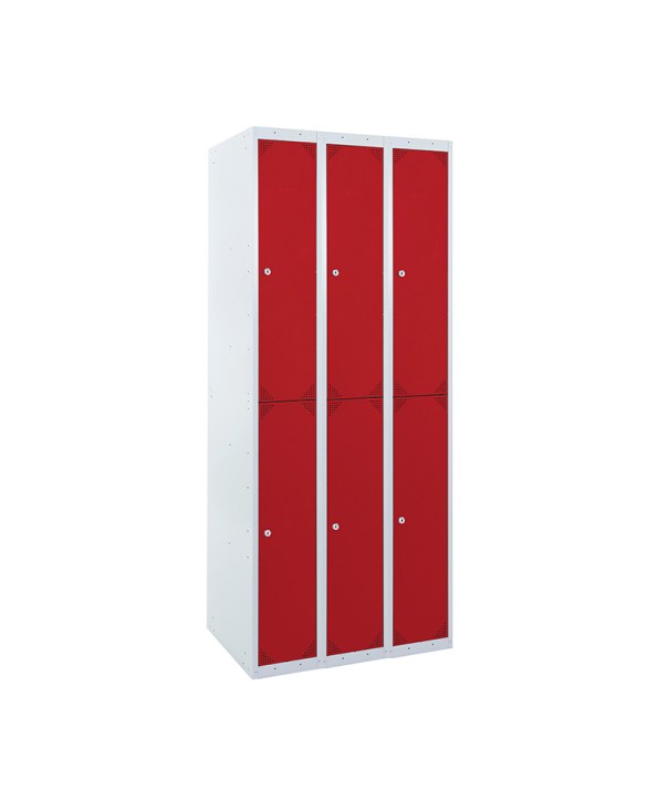 TAQUILLA BD 250 2 PUERTAS 3 MÓDULOS ROJO