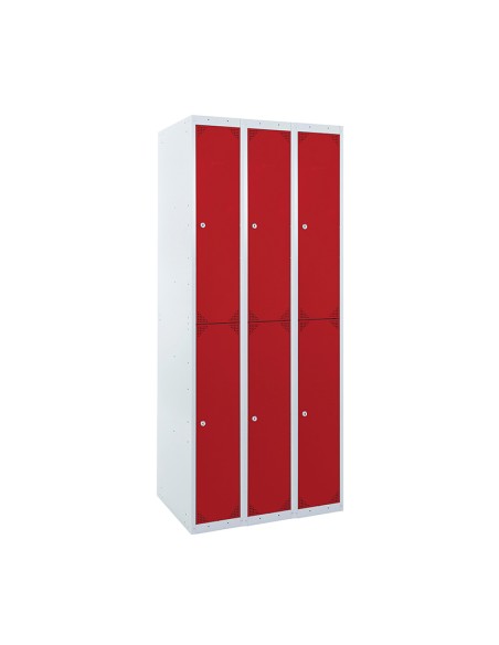 TAQUILLA BD 300 2 PUERTAS 3 MÓDULOS ROJO
