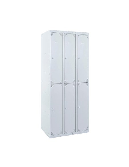 TAQUILLA BD 400 2 PUERTAS 3 MÓDULOS GRIS