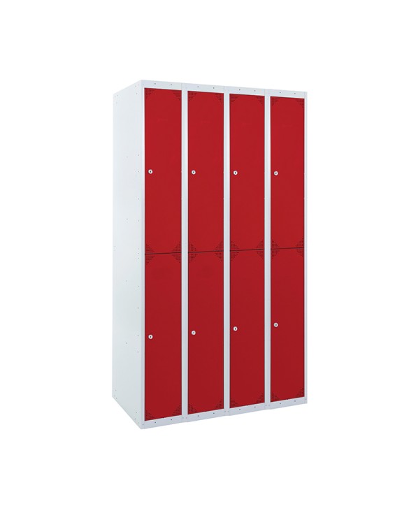TAQUILLA BD 300 2 PUERTAS 4 MÓDULOS ROJO