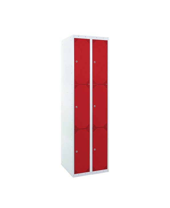 TAQUILLA BD 250 3 PUERTAS 2 MÓDULOS ROJO