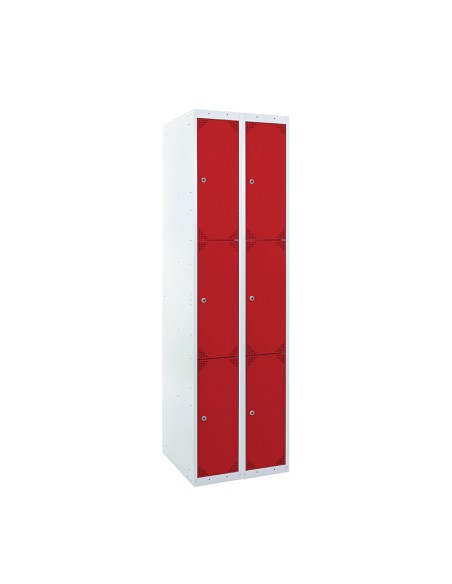 TAQUILLA BD 250 3 PUERTAS 2 MÓDULOS ROJO