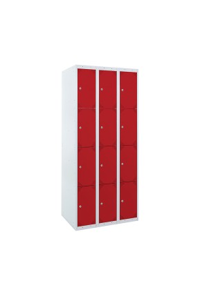 TAQUILLA BD 250 4 PUERTAS 3 MÓDULOS ROJO