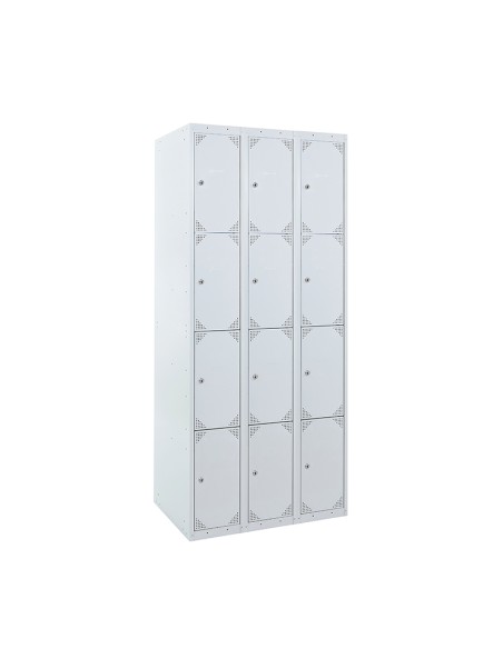 TAQUILLA BD 400 4 PUERTAS 3 MÓDULOS GRIS