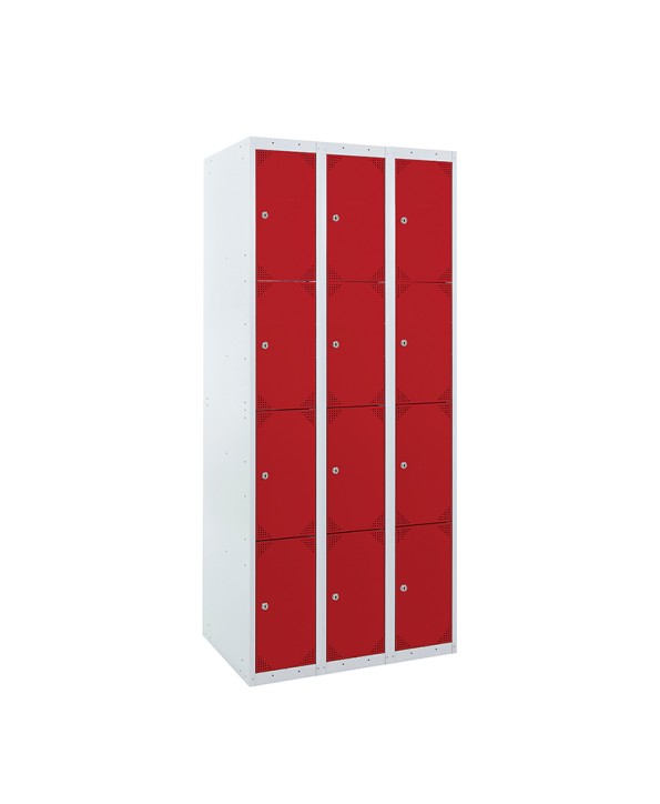 TAQUILLA BD 400 4 PUERTAS 3 MÓDULOS ROJO