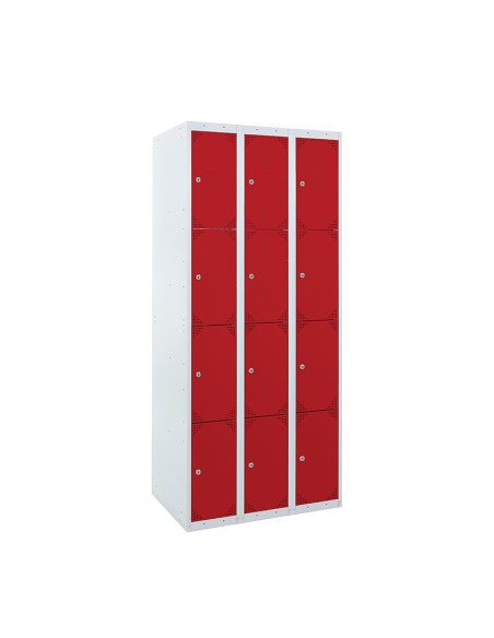 TAQUILLA BD 400 4 PUERTAS 3 MÓDULOS ROJO