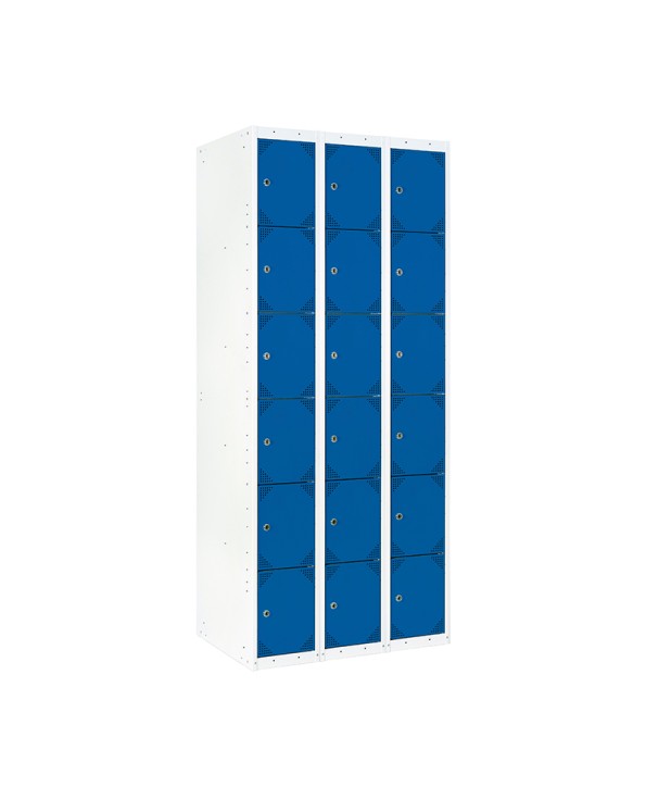 TAQUILLA BD 300 6 PUERTAS 3 MÓDULOS AZUL