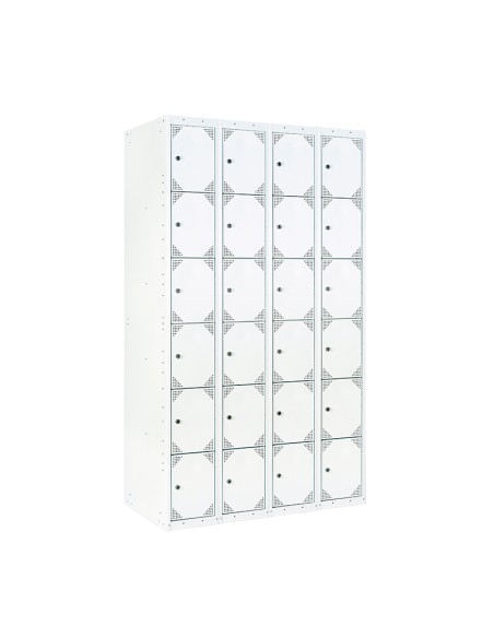 TAQUILLA BD 300 6 PUERTAS 4 MÓDULOS GRIS