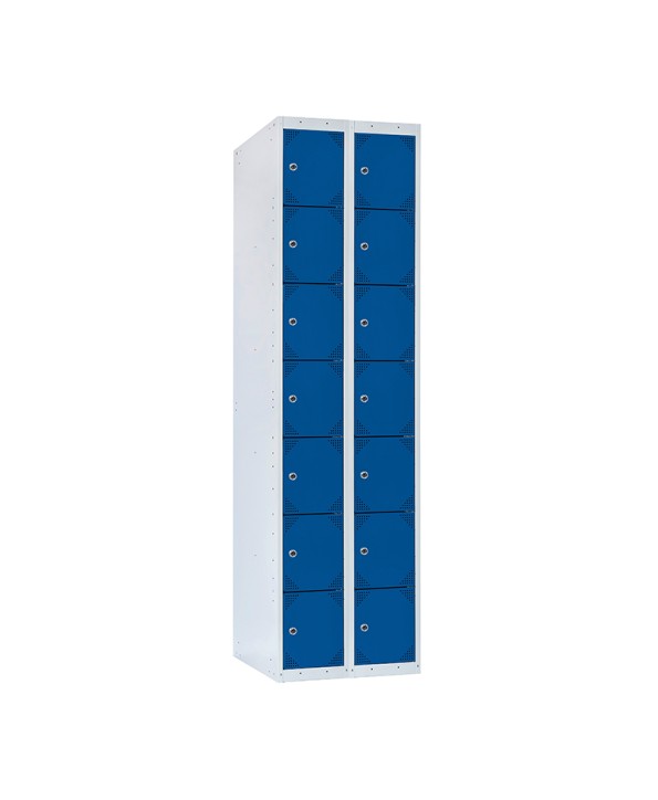 TAQUILLA BD 300 7 PUERTAS 2 MÓDULOS AZUL