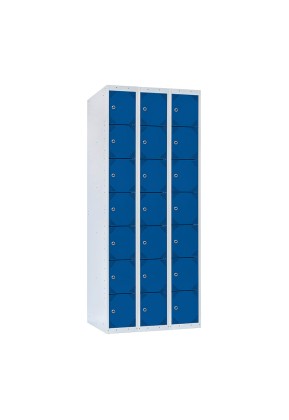 TAQUILLA BD 250 7 PUERTAS 3 MÓDULOS AZUL
