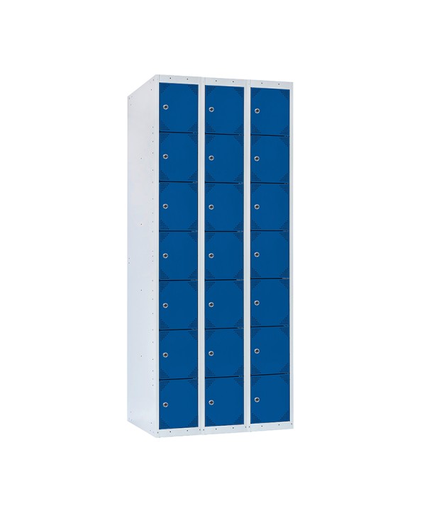 TAQUILLA BD 250 7 PUERTAS 3 MÓDULOS AZUL