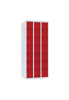TAQUILLA BD 250 7 PUERTAS 3 MÓDULOS ROJO