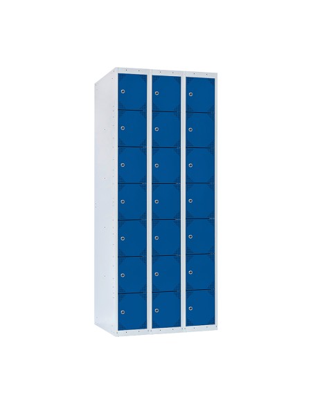 TAQUILLA BD 400 7 PUERTAS 3 MÓDULOS AZUL