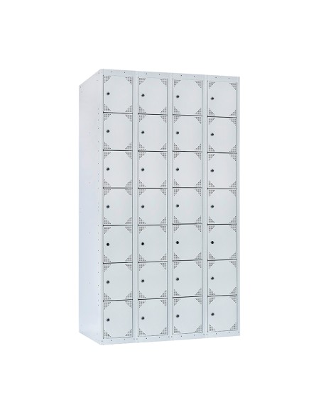 TAQUILLA BD 300 7 PUERTAS 4 MÓDULOS GRIS