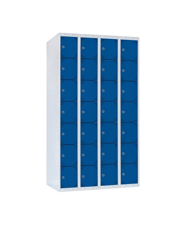 TAQUILLA BD 300 7 PUERTAS 4 MÓDULOS AZUL