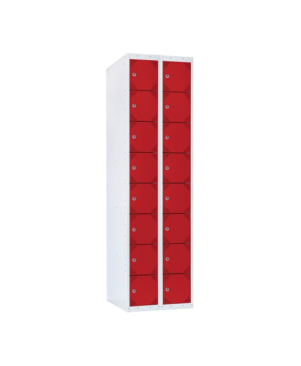 TAQUILLA BD 300 8 PUERTAS 2 MÓDULOS ROJO