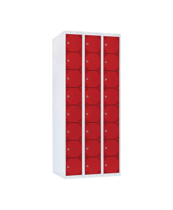 TAQUILLA BD 250 8 PUERTAS 3 MÓDULOS ROJO