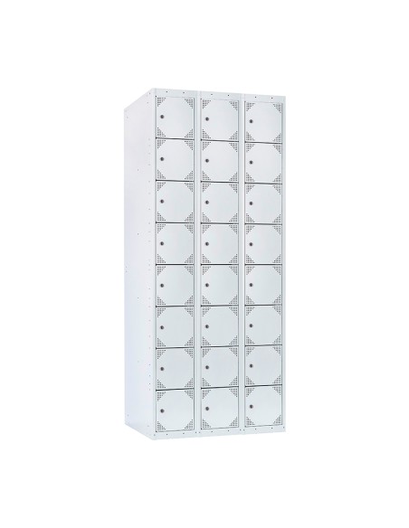 TAQUILLA BD 300 8 PUERTAS 3 MÓDULOS GRIS