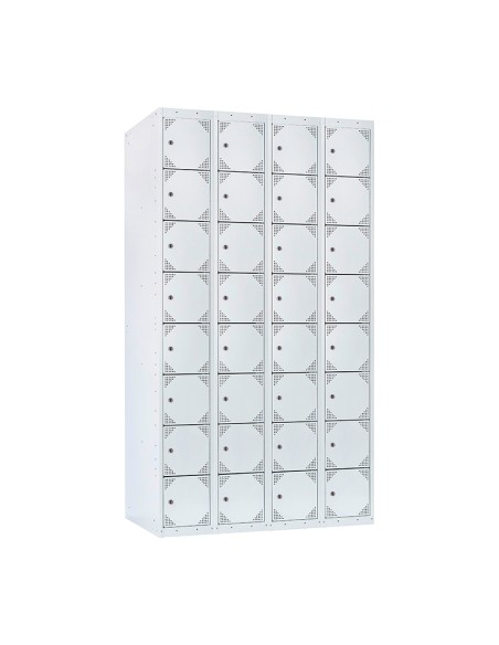 TAQUILLA BD 250 8 PUERTAS 4 MÓDULOS GRIS