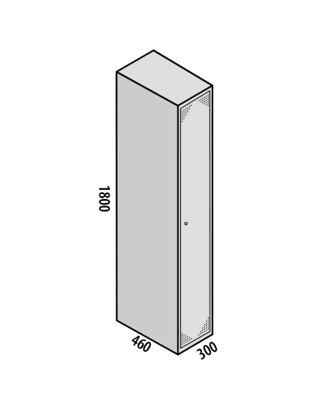 TAQUILLA DESMONTADA EN CAJA 1 PUERTA GRIS