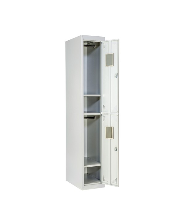 TAQUILLA DESMONTADA EN CAJA 2 PUERTAS GRIS