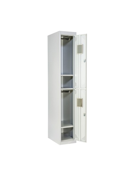 TAQUILLA DESMONTADA EN CAJA 2 PUERTAS GRIS