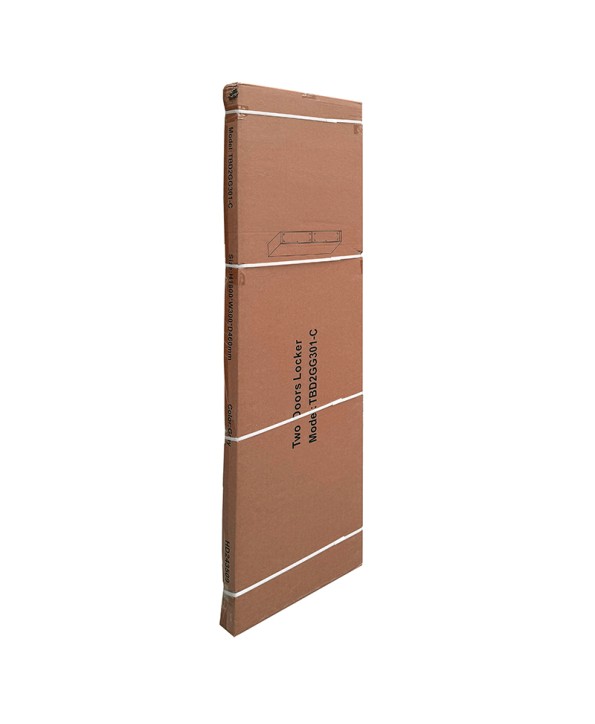 TAQUILLA DESMONTADA EN CAJA 2 PUERTAS GRIS