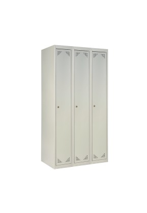 TAQUILLA DESMONTADA 3 PUERTAS 3 MÓDULOS GRIS