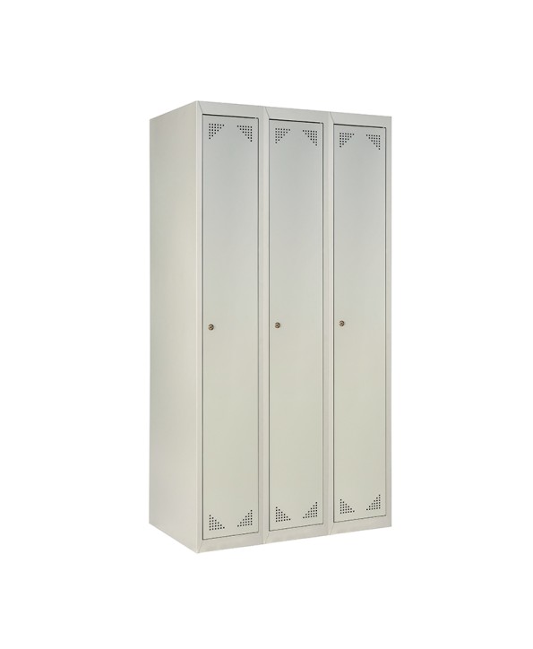 TAQUILLA DESMONTADA 3 PUERTAS 3 MÓDULOS GRIS