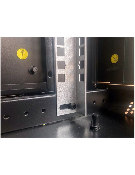 RACK MURAL ABI 9U FONDO 450 ACCESORIOS MONTADOS