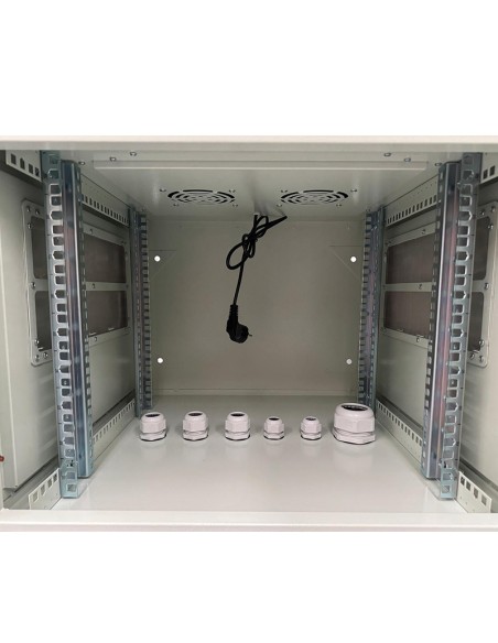 MURAL IP65 CON TEJADILLO AMX 9U 600