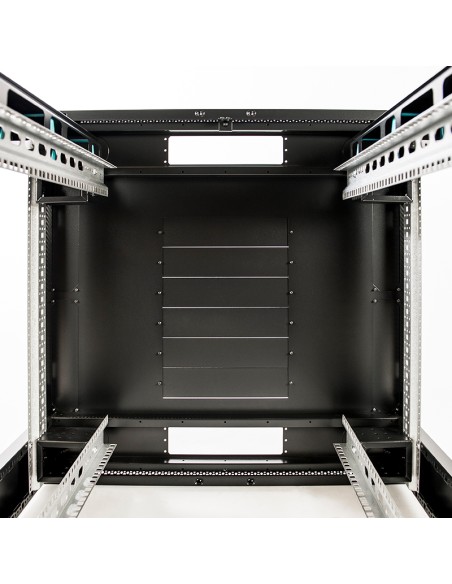 RACK ABI SUELO 18U 600x600 CRISTAL-PERFORADA